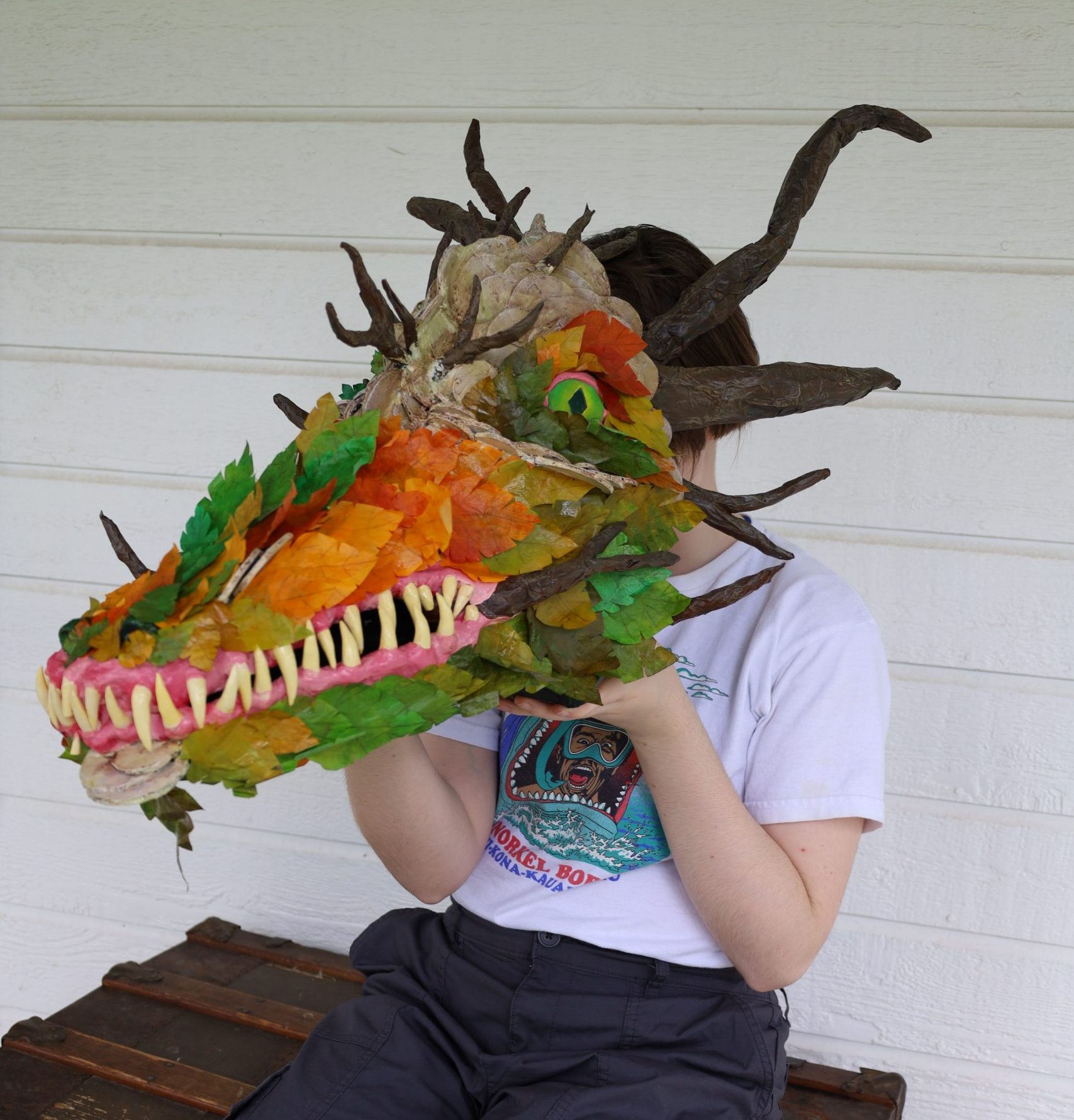 dragon head sculpture